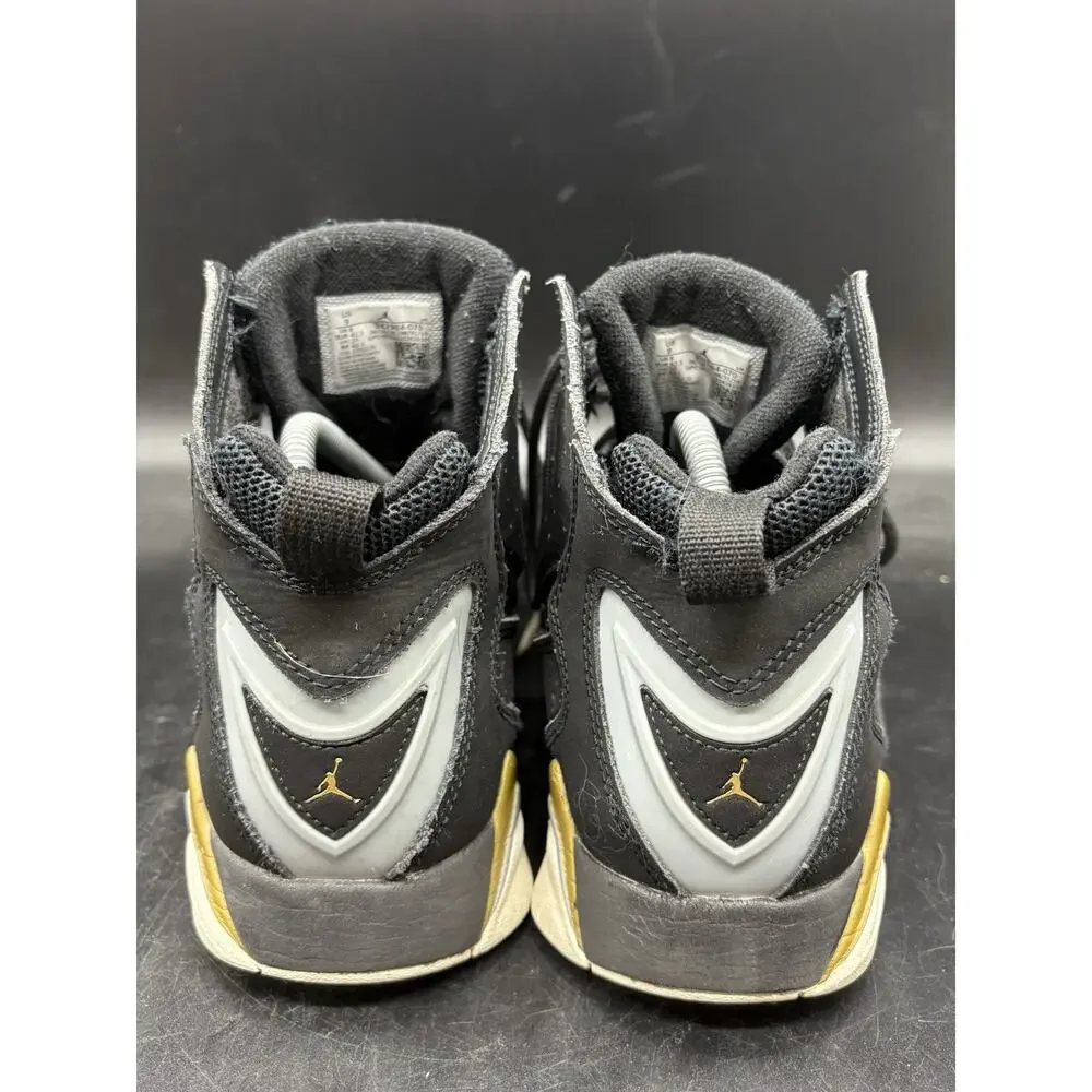 Jordan True Flight Black Metallic Gold 342964-070 Men’s Size 9